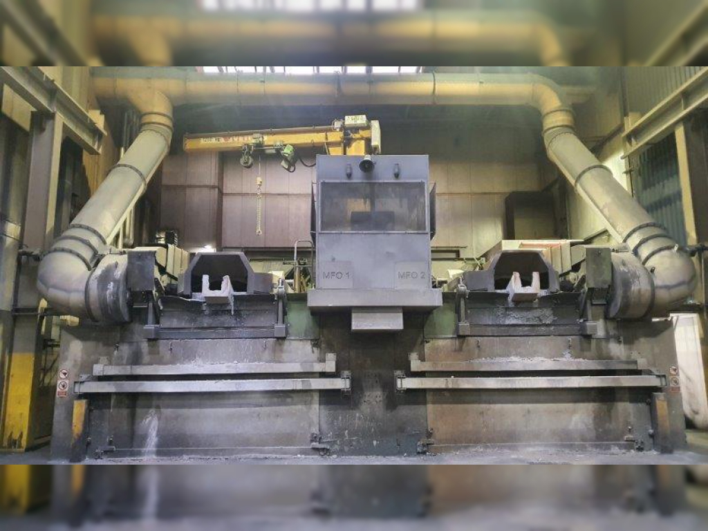 ABB MF İndüksiyon Ocağı 2×8 Ton (2 Şarj Konveyörlü)