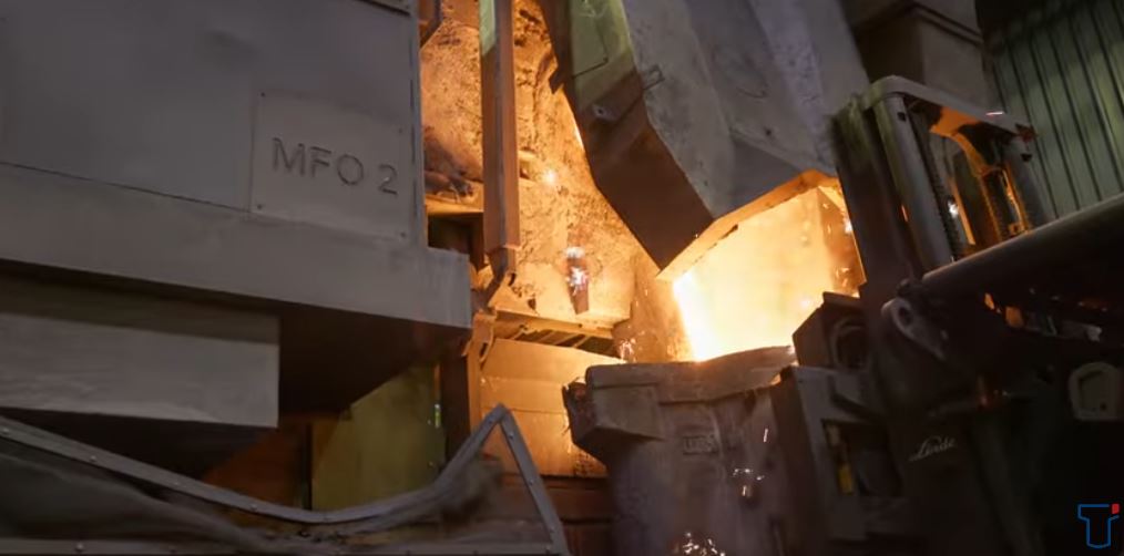 ABB MF İndüksiyon Ocağı 2×8 Ton (2 Şarj Konveyörlü)