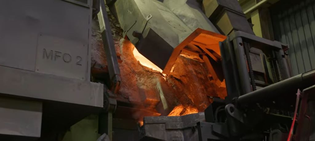 ABB MF İndüksiyon Ocağı 2×8 Ton (2 Şarj Konveyörlü)