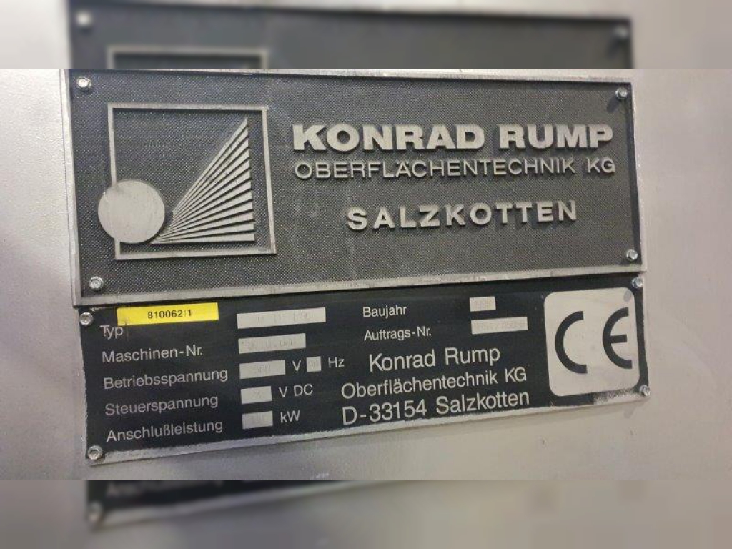 RUMP Tel Bantlı Kumlama Makinesi (Wire Belt Shot Blast Machine)