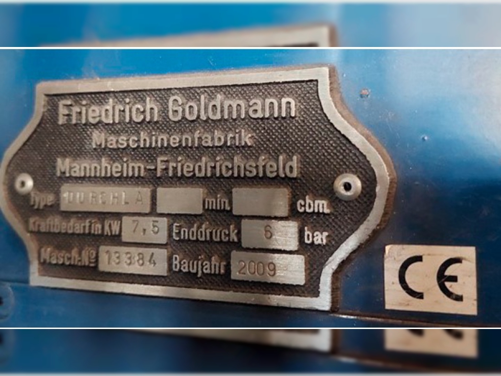 Friedrich Goldmann Kumlama Makinesi – Satılık