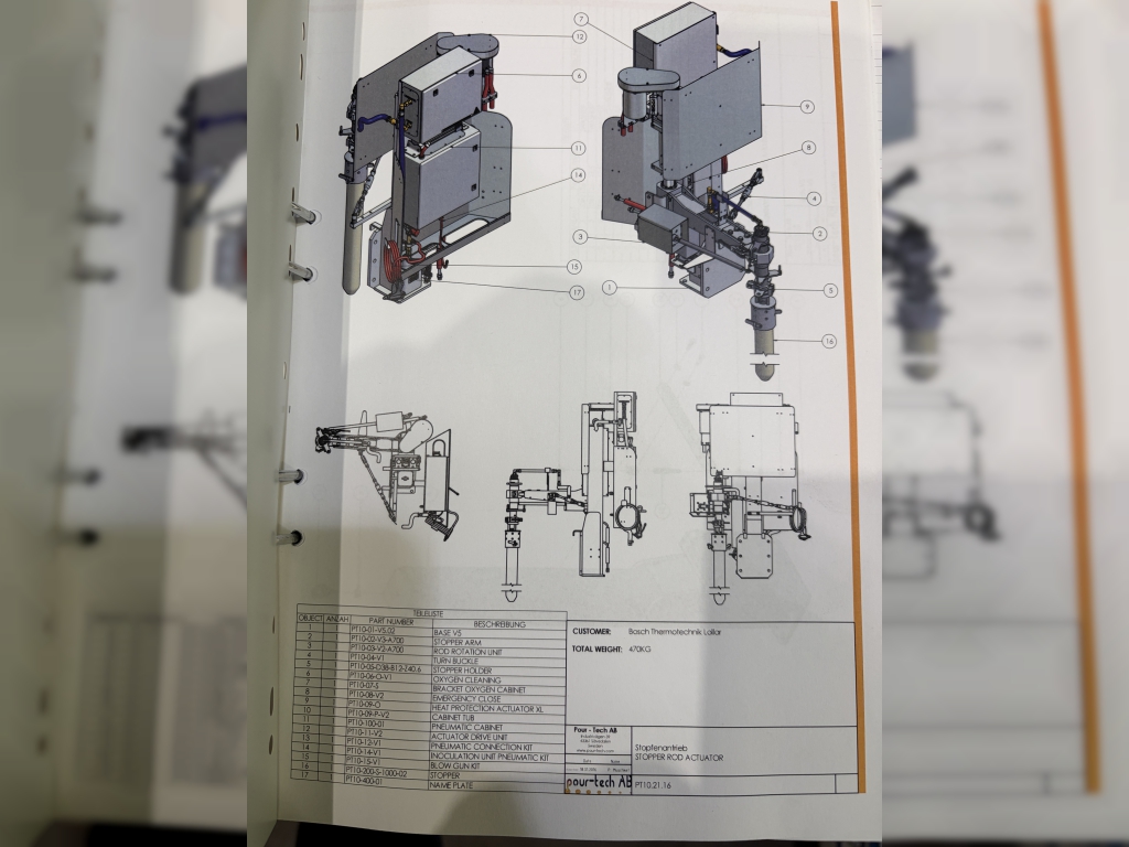 Pour-tech AB Isıtmasız Döküm Sistemi, Pour-tech Sistemi Dahil, Satılık