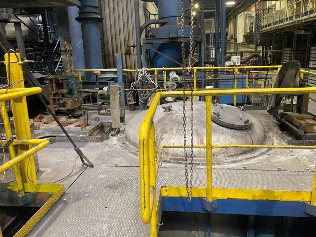+GF+ Georg Fischer 16 Ton Endüksiyon Isıtmalı Döküm ve Bekletme Ocağı