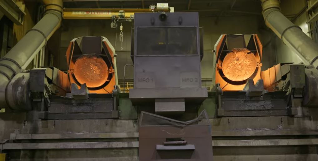 ABB MF İndüksiyon Ocağı 2×8 Ton (2 Şarj Konveyörlü)