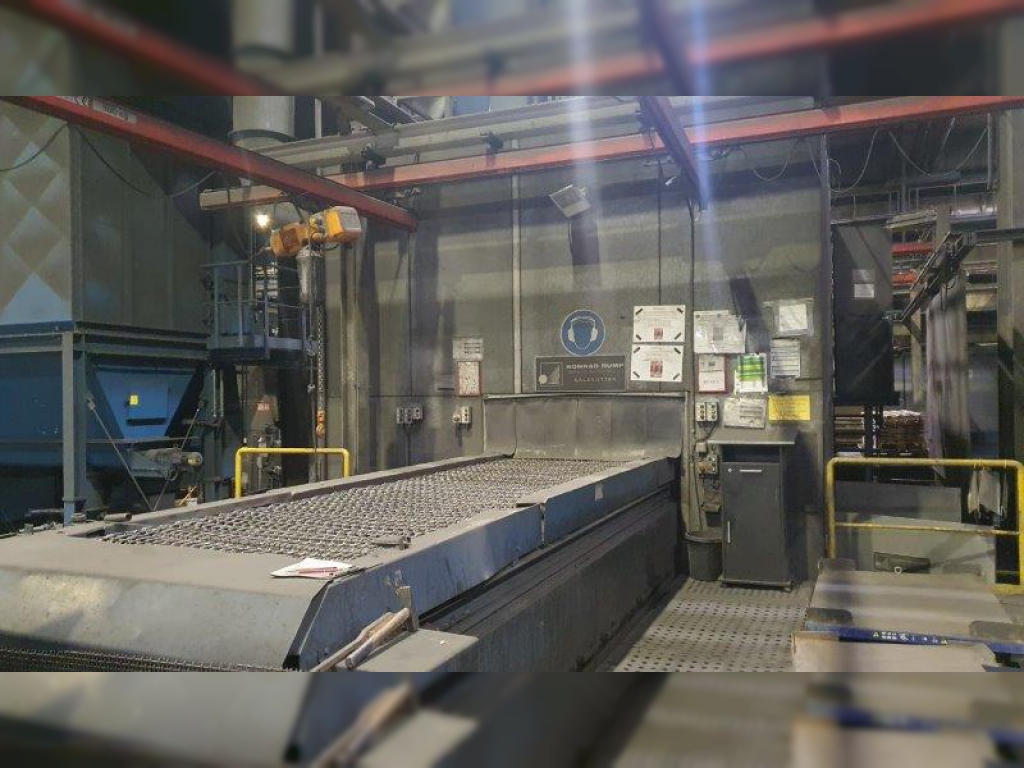 RUMP Tel Bantlı Kumlama Makinesi (Wire Belt Shot Blast Machine)