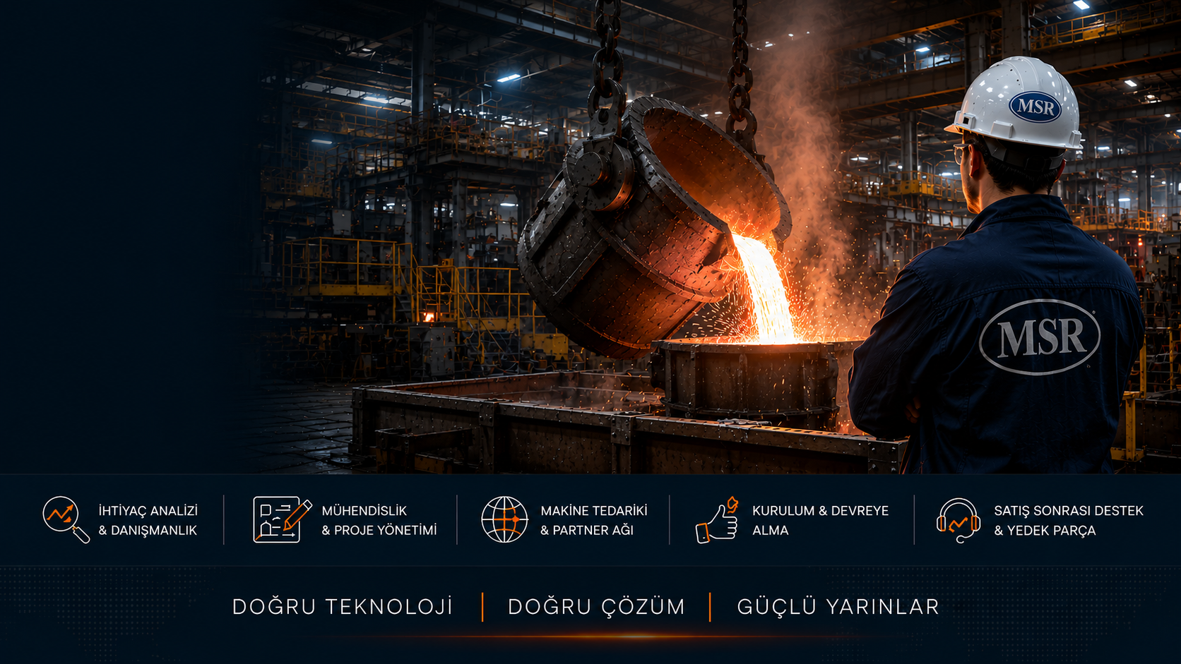 Dökümhane ve Ağır Sanayide Uçtan Uca Mühendislik Çözümleri